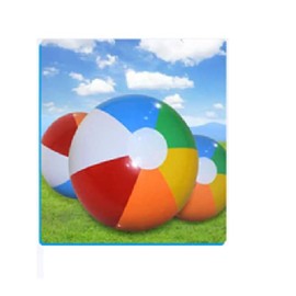 iSeventy9 Inflatable Beach Ball, Ideal for Beach/Pool Use, Multi-coloured Blow-Up Ball