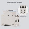 MOLLOM DC 2 Pole Miniature Circuit Breaker, 1000V 25Amps, C25