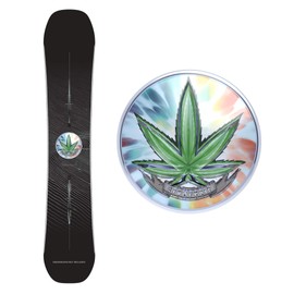 STOMPGRIP Premium Snowboard Stomp Pad | Sweet Leaf | Vice Collection | 3D Decal | Hippie