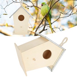 Voluxe Bird Nesting Box, Decoration of The Backyard Weathered Stain Birdhouse for Outdoor Garden Decorative Accessories