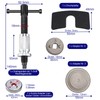 DASBSTE 5-Piece Universal Brake Piston Reset Set, Right-Hand Rotating Piston
