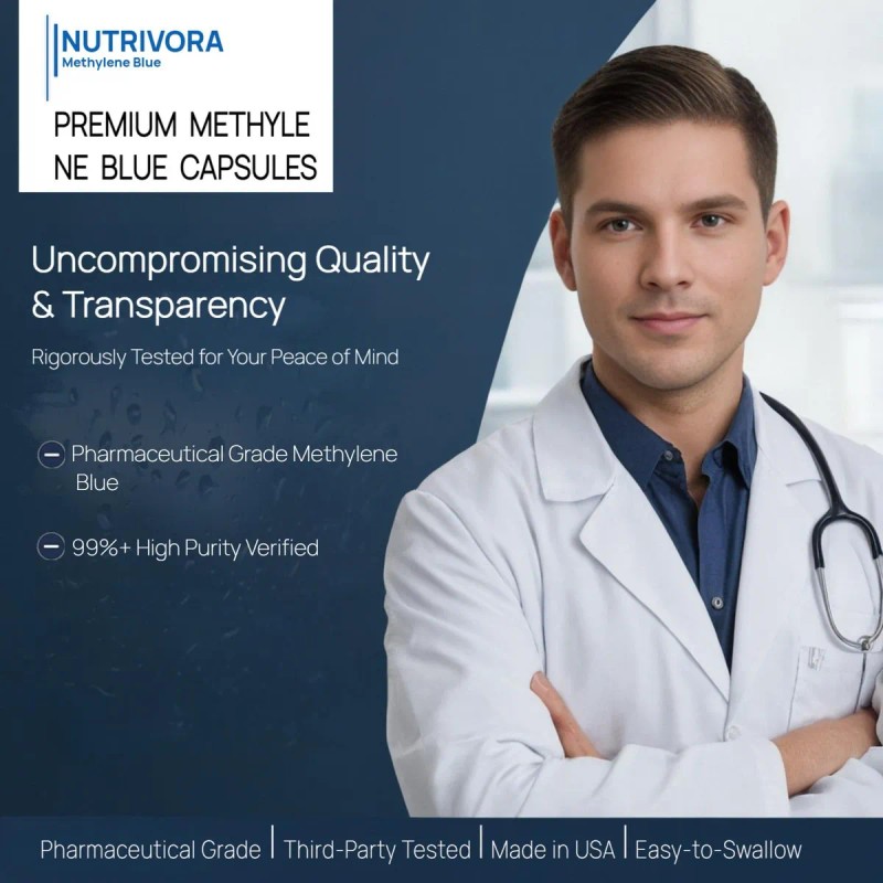 Nutrivora Azul De Metileno Usp 60 Cpsulas Antioxidante