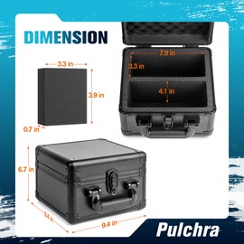 Pulchra Graded Card Storage Box, Top Loaders Case, Sports Trading Box, Slab PSA MTG CSG BGS SGC Magnetic Holder, Waterproof Carrying Case, Collector Storage Boxes