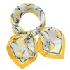 Silk Like Square Scarf Fashion Lemon Pattern Neck Scarfs for