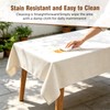 Beige Table Cloths for 6 Foot Rectangle Tables 55 x