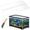 Juexica Aquarium Acrylic Canopy Set 29 x 11.38 x 0.28