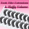 Ahrikiss Russian Strip Lashes Faux Mink Lashes D Curl False