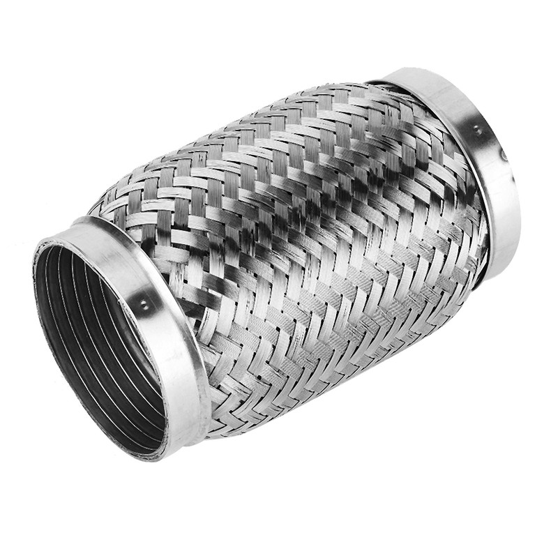 3 x 6inch Stainless Flexi Pipe Flexible Exhaust Stub with