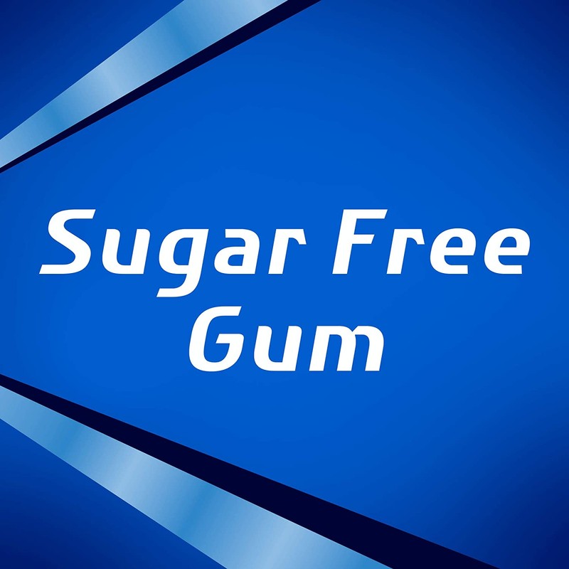 Dentyne Ice Peppermint Sugar Free Gum, 9 Packs of 16