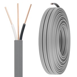 FIRMERST 14/2 UF Wire Outdoor Direct Burial Underground Feeder Cable 50ft ETL Listed