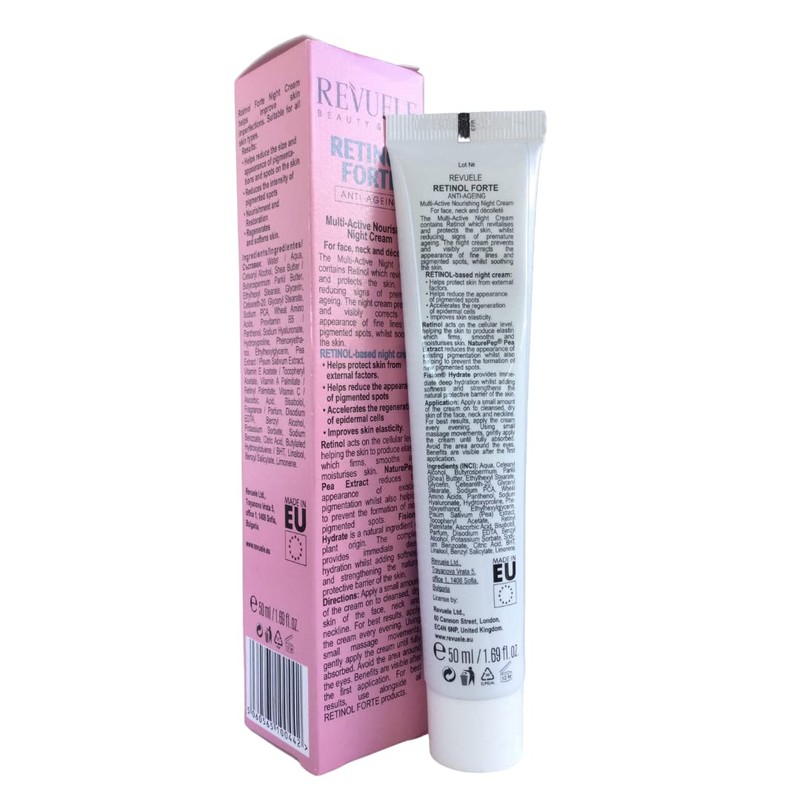 REVUELE Retinol Forte Multi-Active Nourishing Night Cream
