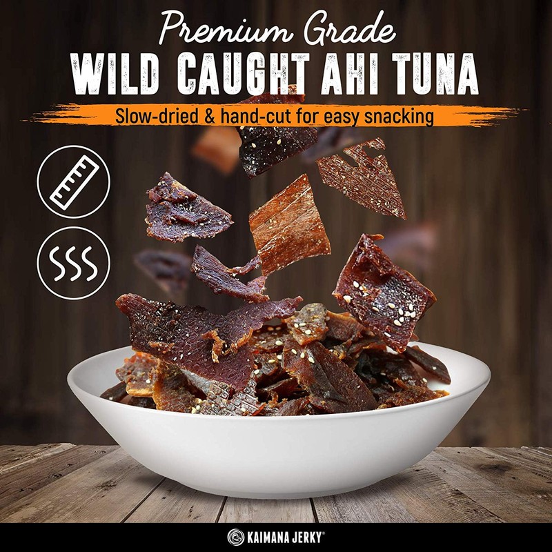 Kaimana Jerky Ahi Tuna Sampler Bundle - All Natural &