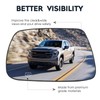 Driver Left Side Mirror Glass with Heated Fit for Jeep
