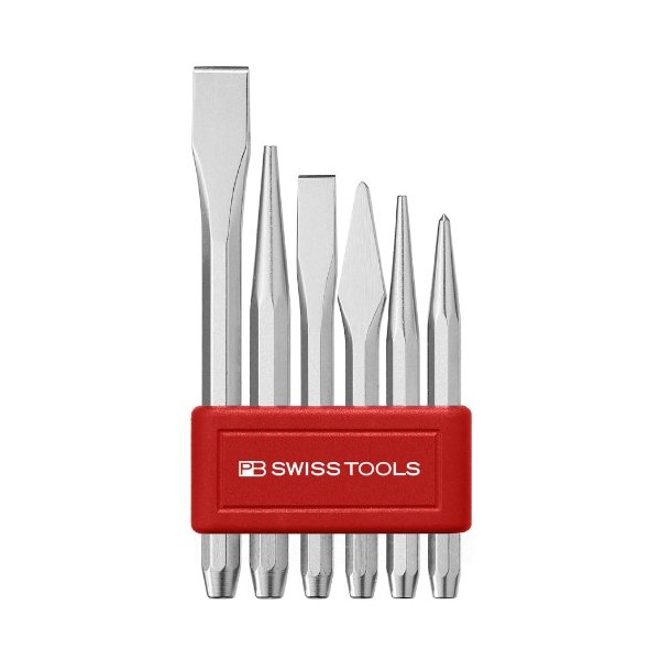 PB Swiss Tools Small Chisel and Punch Tool Set in Plastic Holder (1)