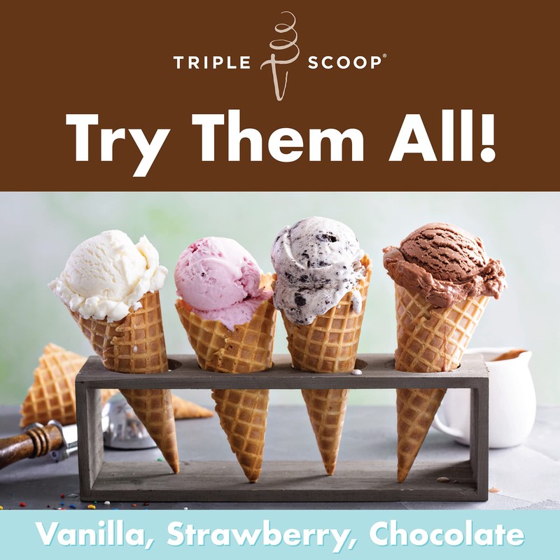 Triple Scoop - Premium Vanilla Choc Chip Ice Cream Mix