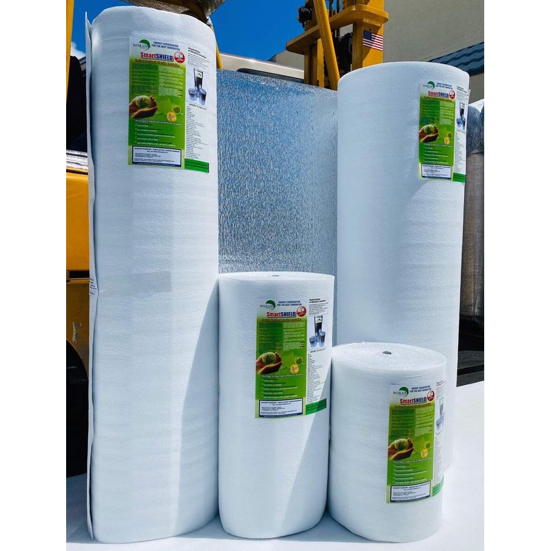 SmartSHIELD -3mm 16"x50ft Reflective Insulation roll, Foam Core Radiant Barrier,