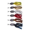 Ahvqevn 6pcs Fishing Lures Bait Spinner Swim Flipping Blade Jig,