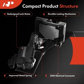 A-Premium - Actuador de bloqueo de puerta trasera para puerta trasera compatible con Ford Escape 2009-2012 y Mercury Mariner 2009-2011 y Mazda Tribute 2008-2011, 9L8Z-7843150-B 9L8Z7843150B