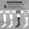 LEAKDRY Waterproof Socks,Thermal Mid Calf,Long Socks,Lighteweight & Breathable (US, Alpha,