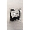 Rectangle Black Plastic Plug End Cap - 1" x 1/2”
