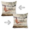 Icotoibabie 18 x 18 Pillow Covers Pheasant Pheasant Walking in