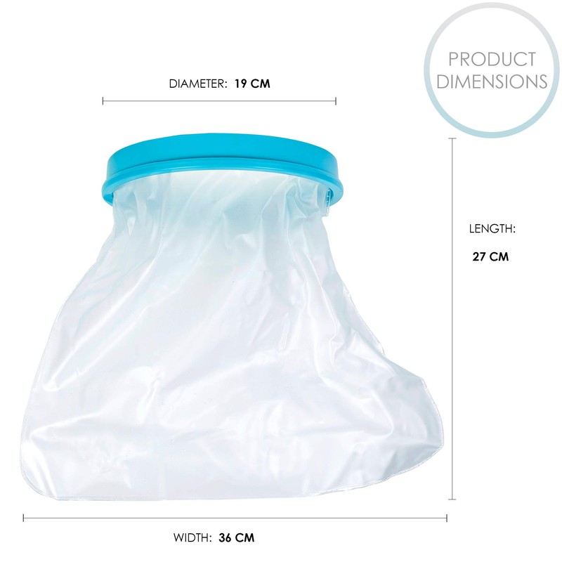 Bramble Foot Cast Protector Transparent & Waterproof - Plastic Boot