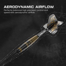 KOTO Academy Class 3, 18 G, Silver & Blue, 80% Tungsten, Includes 3 Barrels, 3 Flights & 3 Shafts