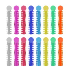 Pack of 1040 Orthodontic Ligature Ties for Braces, Coloured