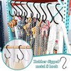 6 Pieces of S-Shaped Hooks, Metal Hooks, Coat Hooks, Kitchen