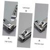 BIUDECO 2pcs Rotating Nail Clippers Kit Ultra Sharp Toenail Fingernail