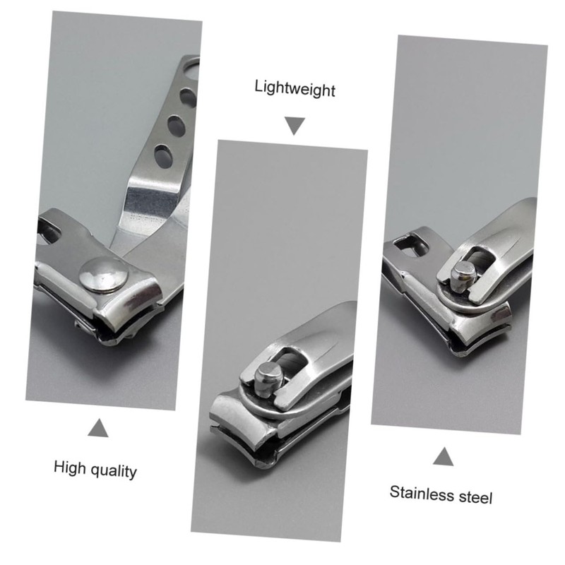 BIUDECO 2pcs Rotating Nail Clippers Kit Ultra Sharp Toenail Fingernail