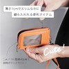 [QUARE] パスケース カードケース 定期入れ キーケース レディース リール付き 薄型 大容量 マルチケース