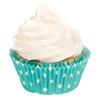 Wilton Teal Dots Baking Cases, Standard, pack of 75