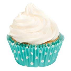 Wilton Teal Dots Baking Cases, Standard, pack of 75