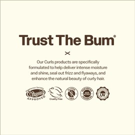 Sun Bum Curls Conditioner - Moisturizing Hair Treatment for Wavy and Curly Hair - Frizz Free Finish - Enrich with Coconut Oil and Seaweed Protein - UV Protecting - Vegan and Cruelty Free - 10 oz