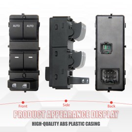 Sianxaido BL3Z14529BA Master Power Window Switch Driver Side Compatible with F-150 2011 2012 2013 2014 2015 2016 2017 Mark LT 2011 2012 2013 2014