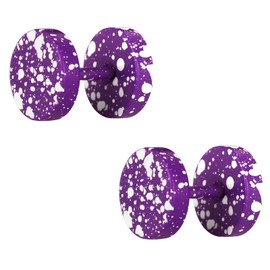 MicVivien Colorous Stainless Steel Stud Earrings Men Women Fake Gauge Screw Studs Earrings Barbell Ear Plugs Faux Gauges Ear Tunnel Earrings 8MM