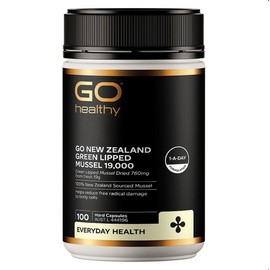 Go Healthy Mussel NZ Green Lipped 19000mg 100 Hard Capsules