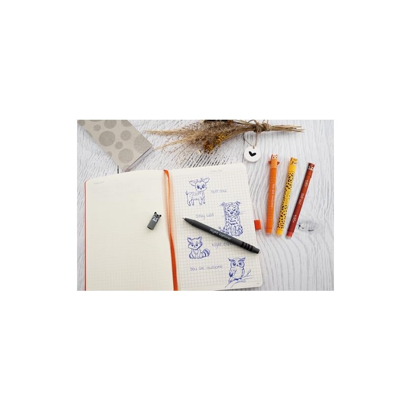 EBERHARD FABER - Penna a sfera cancellabile Animal Erase It
