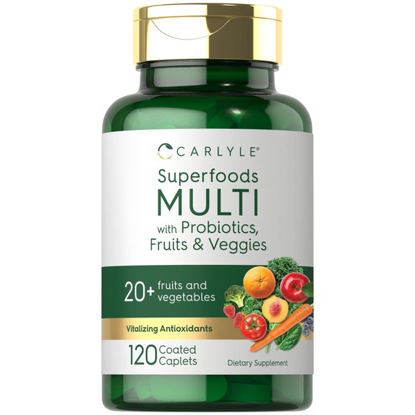 Carlyle Fruits and Veggies Supplement | 120 Count | Superfood