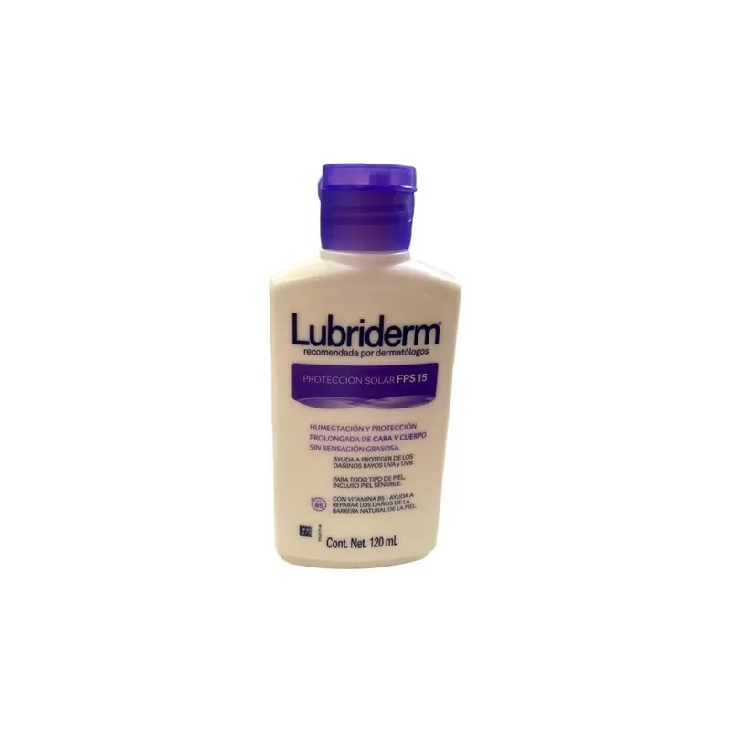 Lubriderm Crema Corporal con Protección Solar UV 15 FPS 120ml
