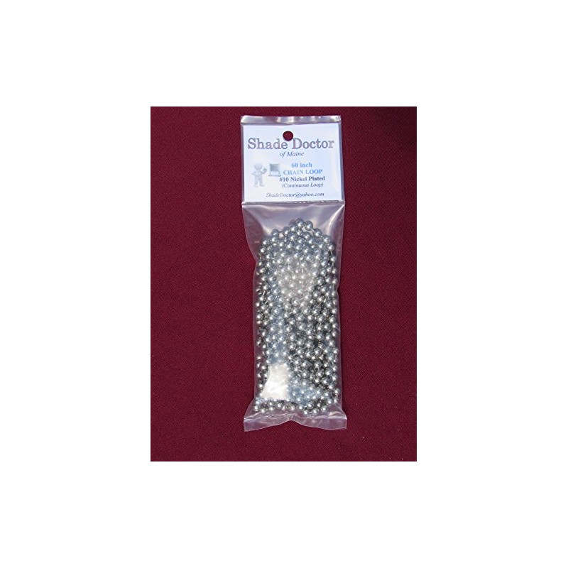 Continuous Chain Loop - #10 4.5mm - Nickel Plate for