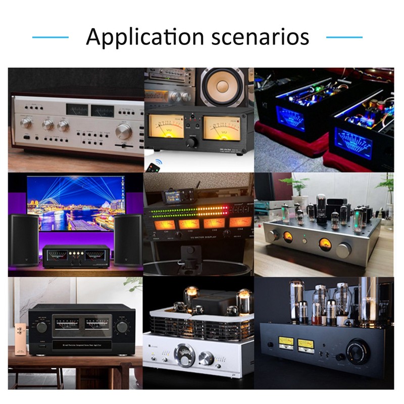 VU Meter Sound Audio Level Indicator Pre Amplifier Amp with