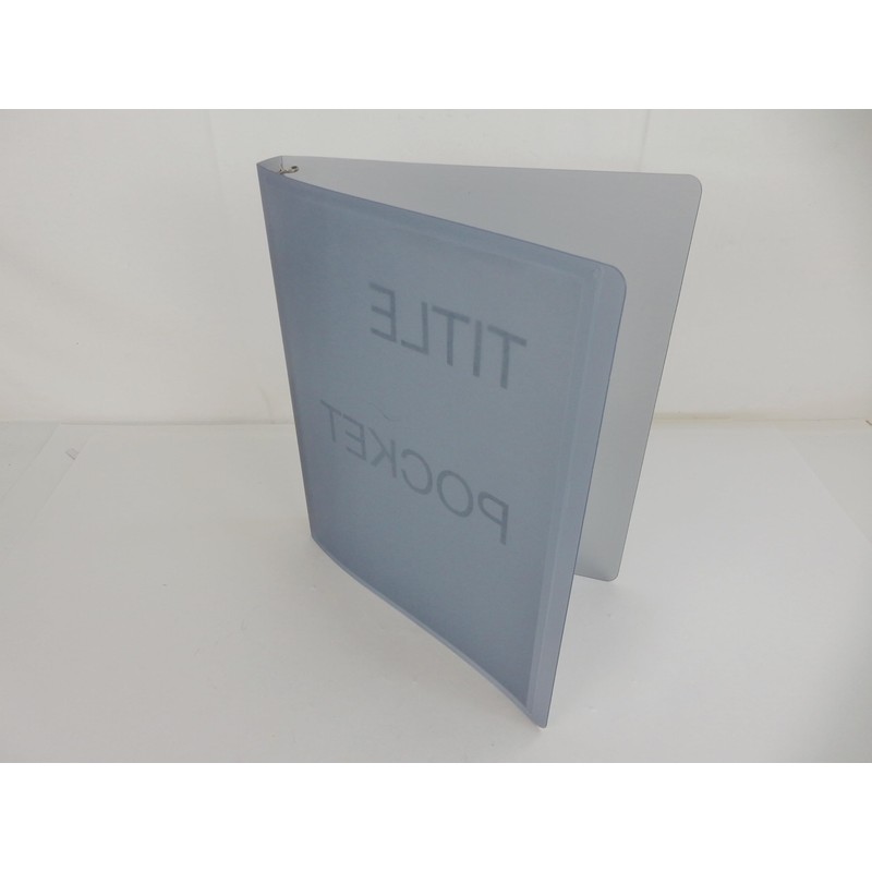 1/2" - 0.5 - Title Page Gray 3 Ring Binder