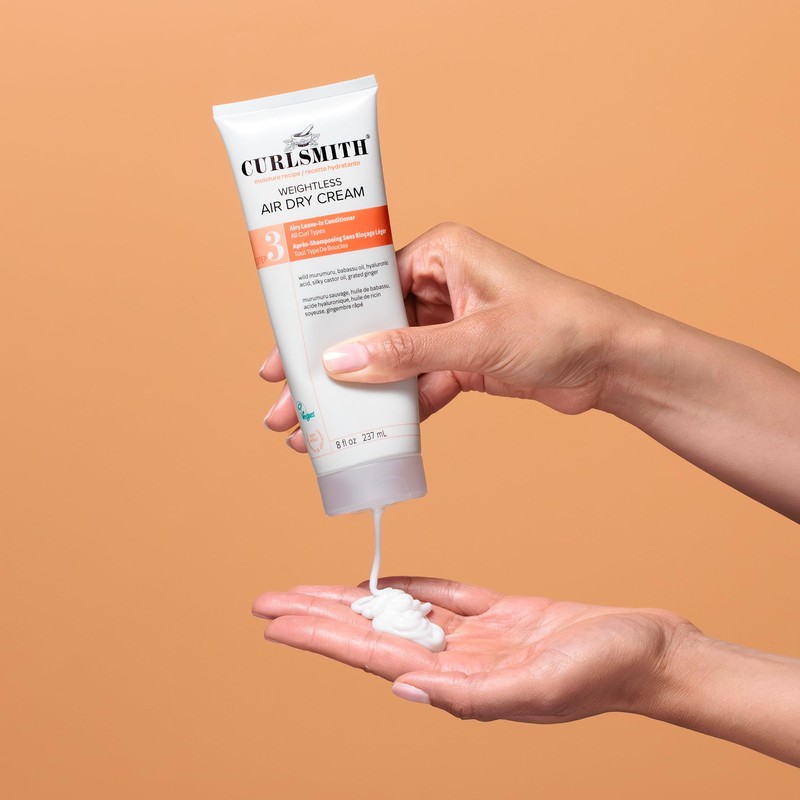 CURLSMITH - Weightless Air Dry Cream - Vegan Leave-In Conditioner