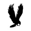 Ranger Hot Stickers TM Hawk Eagle Falcon Vulture Decal Sticker, Die Cut Vinyl Decal for Windows, Cars, Trucks, Tool Boxes, laptops, MacBook - virtually Any Hard, Smooth Surface