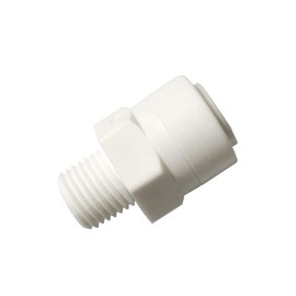 Malida - Conector rápido 1/4 NPT macho x tubo 3/8 de diámetro exterior, accesorio de tubo de empuje para conectar para sistemas de filtro de agua RO/DI, paquete de 10