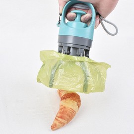 Fabater Dog Pooper Scooper, Portable Dog Claw Poop Scooper con Dispensador de Bolsas, No Touch Pick Up, Herramienta Superior para Recoger Caca para Perros Pequeños