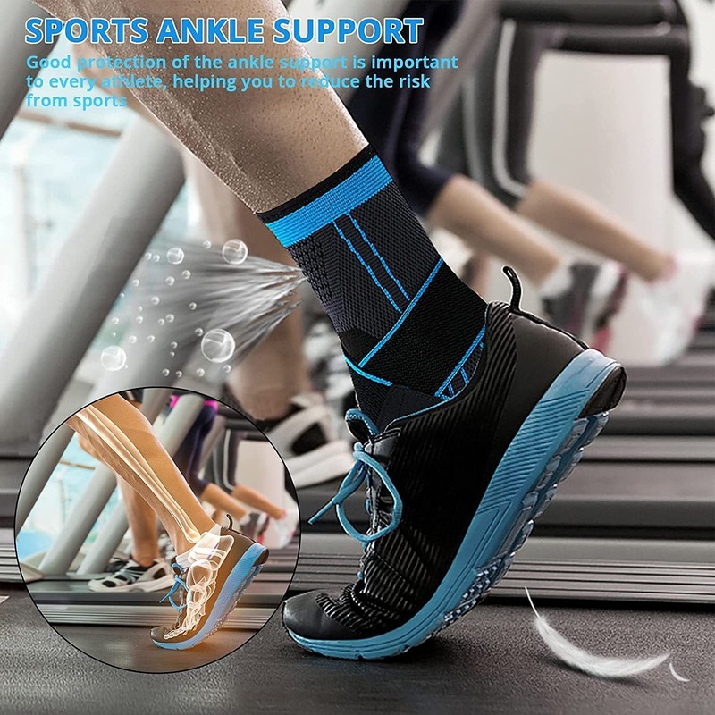 MILAIUN Ankle Brace, 1 Pair Adjustable Ankle Brace, Foot Bandage,