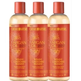 Creme Of Nature Argan Oil Conditioner Intense Treatment 12 Ounce (354ml) (3 Pack)